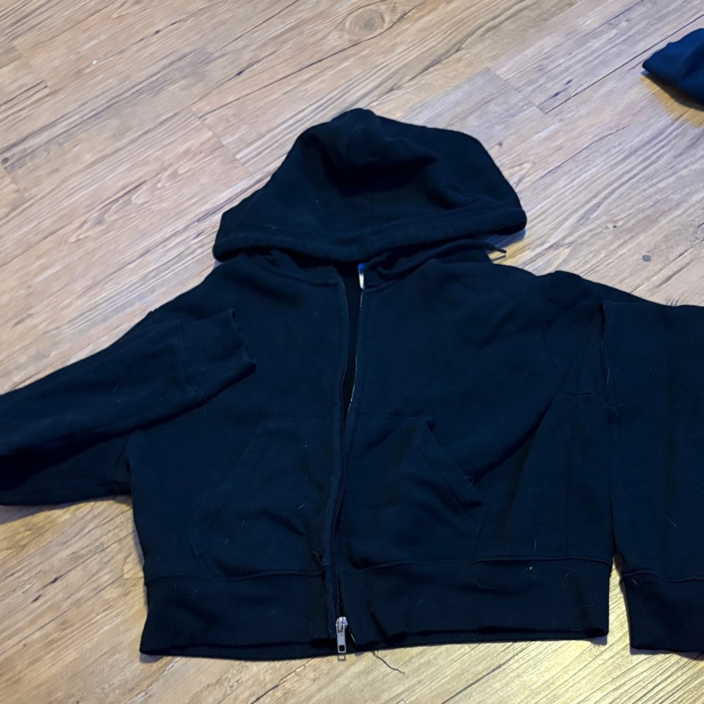 No Boundaries Black Zip-Up Hoodie
